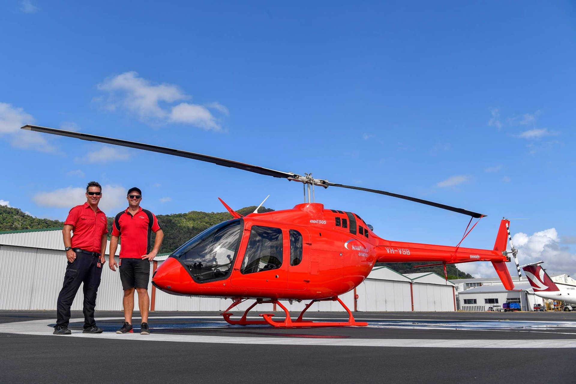 hilton hotel cairns helicopter