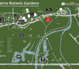 Cairns Botanic Gardens Map