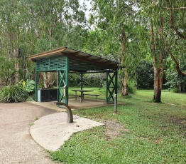 BBQ Area at Cattana Wetlands, Cairns, Queensland.