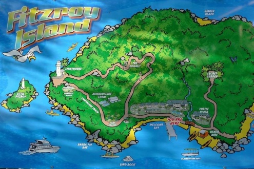 Fitzroy Island Map